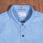 1940 USN Chambray Shirt Norfolk Blue Pike Brothers