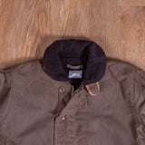 1944 N1 Deck Jacket waxed khaki brown Pike Brothers
