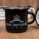 1951 Pike Brothers Enamel Mug black Pike Brothers