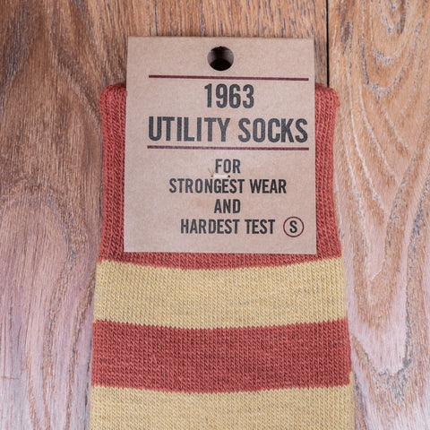 1963 Utility Socks Walt orange Pike Brothers