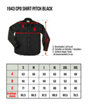 1943 CPO Shirt pitch black Pike Brothers