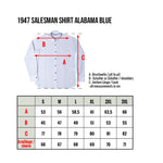 1947 Salesman Shirt Brooklyn blue Pike Brothers