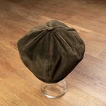 1928 Newsboy Cap olive cord Pike Brothers