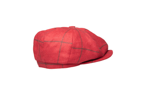 1928 Newsboy Cap Higgs red Pike Brothers