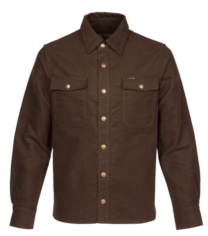 1943 CPO Shirt Moleskin soil brown Pike Brothers