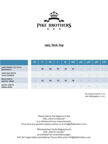 1965 Tank Top set white Pike Brothers