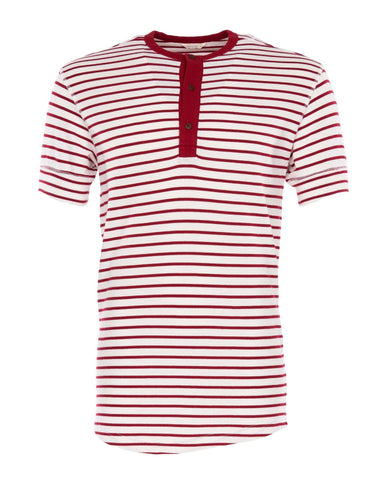 1927 Henley Shirt short sleeve Gondola red Pike Brothers
