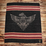1969 Denakatee Depakatè wool blanket faded black Pike Brothers