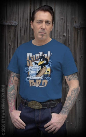Camiseta Surfin 'Bird - azul Rumble 59